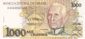 1000 Cruzeiros 1990